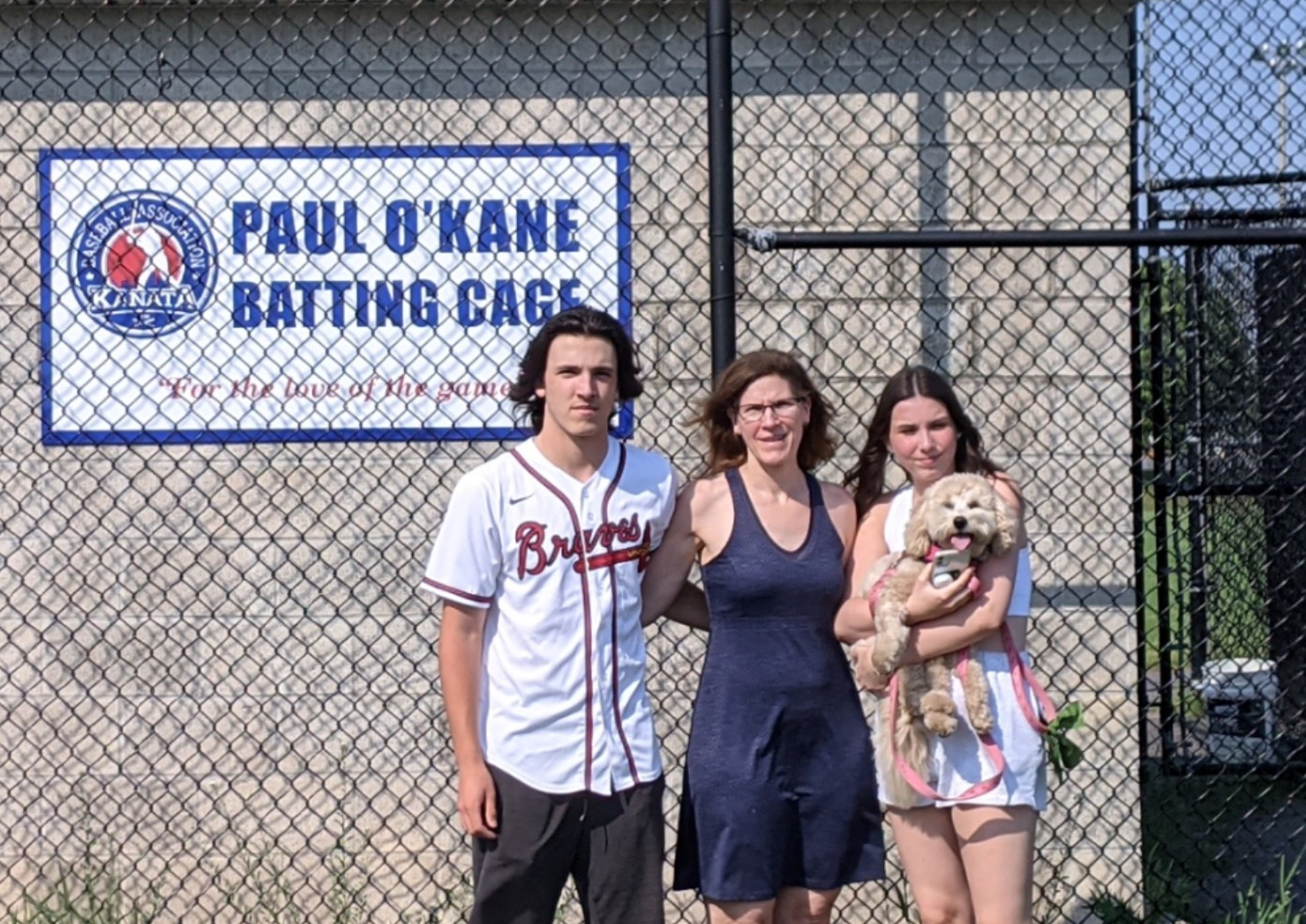 O'Kane's stopping by to see the dedication